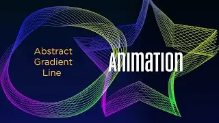 After Effects Tutorial | Abstract Line Animation Gradient Effect Motion Graphics ( No Plugins)