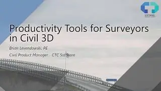 Productivity tools for surveyors in Civil 3D