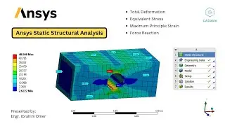 Ansys Static Structural Analysis | Ansys Workbench Static Analysis | Custom Meshing Ansys | CADable