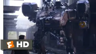 Chappie (2015) - Robot vs. Robot Scene (9/10) | Movieclips