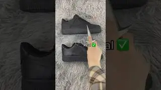 Real Vs Fake Black Air Force 1 