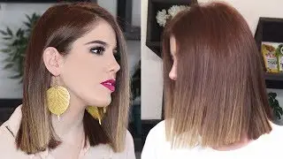 Cómo cortarte el CABELLO RECTO | Ana Mireles