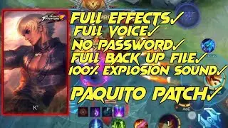 Gusion Kof K' Skin Script Latest Patch Full Effects No Password 100%  Explosion Sound| MLBB✓