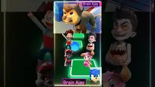 Paw Patrol Scary Chase vs Ryder X Coffin Dance Tiles Hop 291 