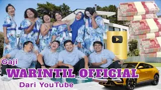 Gaji Youtube WARINTIL OFFICIAL Terbaru 🤑💵