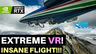 MSFS | INSANE LOW LEVEL FLYING IN VR | RTX 3080 | HP REVERB G2