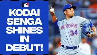 Kodai Senga puts on a SHOW in MLB debut! Strikes out EIGHT Marlins and shows off NASTY arsenal!