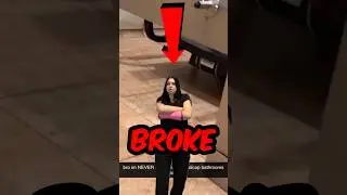 This Girl Broke Her Arm Taking A Poop