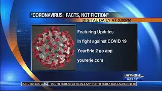 YourErie to stream LIVE daily update on the coronavirus