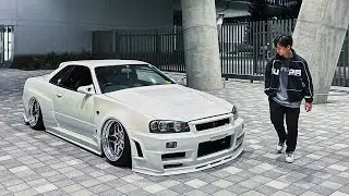 I'm RACING my R34 Skyline GT Type R on a TV SHOW!