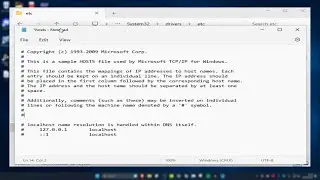 How To Edit Hosts File in Windows 11