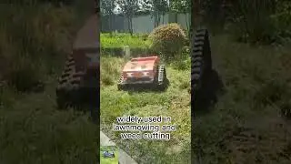 best quality RC tracked slope mower made in China