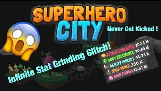 Roblox | Superhero City - Infinite Stat Grind Method