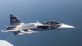 SAAB Gripen E (NG) - 4K high definition, unedited b-roll footage
