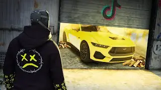 Using TikToks To Steal Secret Cars in GTA 5 RP