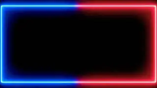 Neon Light Border | Glowing Frame | Hd Background Loop | Animated | Green Screen | VFX |Black Screen