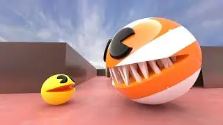 Pacman Vs Candy Monster (Level 21 : Candy Lands)