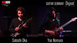 Yas Nomura Satoshi Oka Guitar Seminar@MI TOKYO [Digest]
