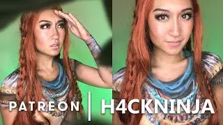 Aloy (Horizon Zero Dawn) Body Paint Timelapse | USING ONLY MAKEUP 😱