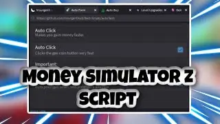 [NEW] Money Simulator Z Script | Infinite Money | Auto Buy + Gems | Teleports | AND MORE | PASTEBIN