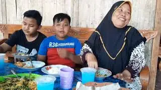 Enak⁉️ Mi pentil + Tempe Mendoan - Makan sama anak Tina XL