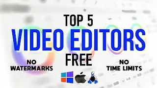 Top 5 Free Video Editing Software for PC You Didn't Know Before [No WaterMark at All]