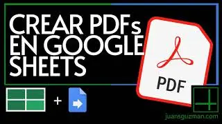 Como crear PDFs desde cero para un archivo una hoja o un rango en Google Sheets y Google Apps Script