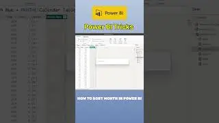 How to Sort Month in Power BI 