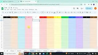 How To Get Rainbow Cells Color In Google Sheets