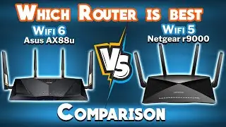 ASUS AX88U vs Netgear AD9000 | Speed, Range, and Features Compared