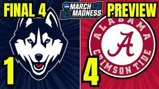 UConn vs. Alabama Preview and Best Bet - 2024 NCAA Tournament Predictions - Final Four