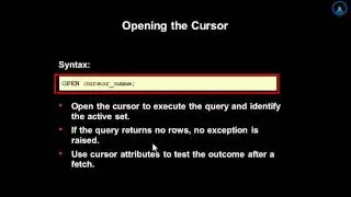 PLSQL   Mastering Explicit Cursors and Exceptions
