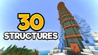 I Made 30 New Minecraft Structures