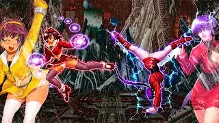 Ecchi Athena VS Orochi Shermie! Kof Mugen