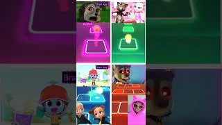 Jungle Beat Exe vs Talking Tom vs Sheriff Labrador Exe vs Paw Patrol Exe Coffin Dance Tiles Hop 289