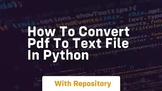 how to convert pdf to text file in python