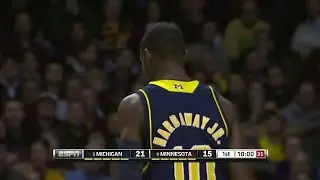 Flashback: Tim Hardaway Jr. Highlights in 2013 Win at Minnesota | Michigan Basketball