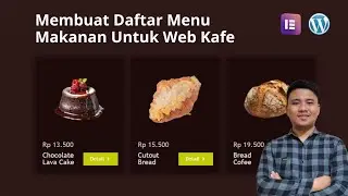 Membuat Daftar Menu Makanan Untuk Website Kafe / Resto dengan Elementor