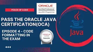 Oracle Java Certification - OCA | Code Formatting in Exam | #corejava #java #certification#tutorial