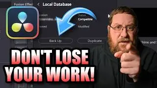 Protect Your Project! Learn the Easy Way to Backup and Restore in Davinci Resolve 19