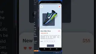 Nike Shoe App UI Design In Flutter #shorts