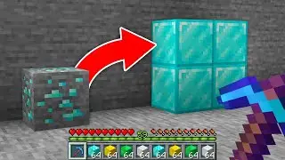 Minecraft But, All Ores Are Blocks | Raju Gaming