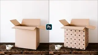 Wrap A Box Mockup Using Vanishing Point in Photoshop 2022