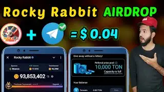 Rocky Rabbit Airdrop 💵 | Rocky rabbit listing date | Rocky rabbit withdrawal & Ton giveaway | rabbit