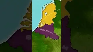 Why is Belgium a Country? #shorts #belgium #map
