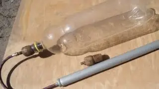 Самодельная ракета на воде, сделай сам