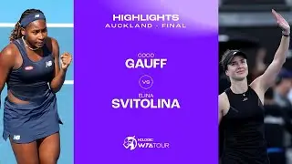 Coco Gauff vs. Elina Svitolina | 2024 Auckland Final | WTA Match Highlights