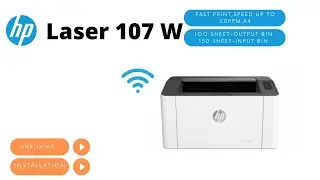 HPLASER107W#PRINTER#UNBOXING#SETUPDOWNLOAD#INSTALLATIONSETUP