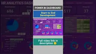 Power BI Dashboard | Start to End Build | HR Dashboard  @swapnjeet8642  