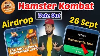 Hamster Kombat Airdrop 💵 | Hamster Kombat 26 September airdrop | Hamster Kombat Airdrop date confirm